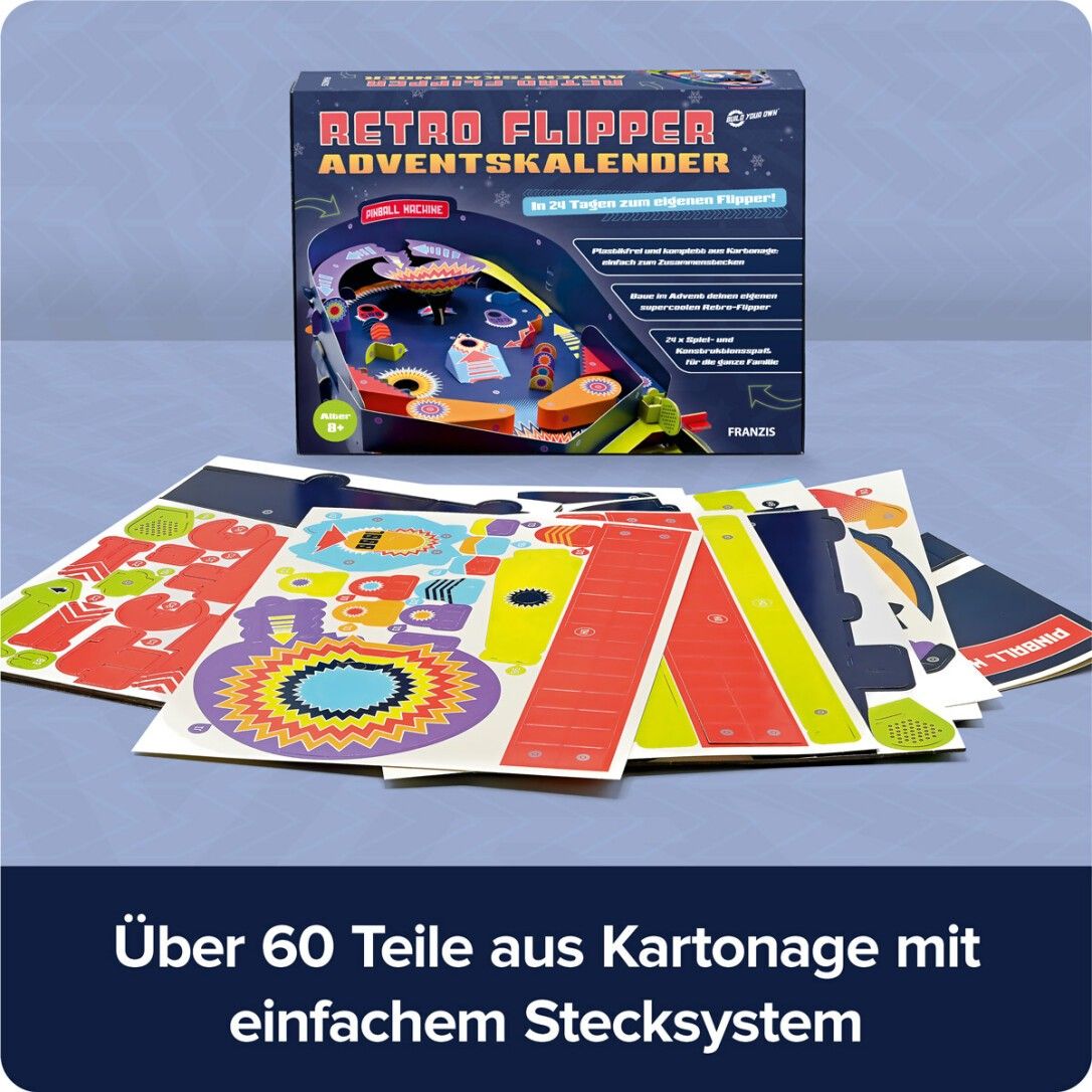 Franzis  Adventskalender Retro-Flipper