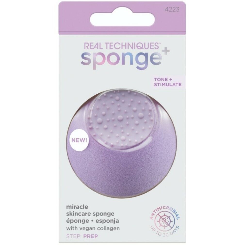 1 Real Techniques Miracle Cura Della Pelle Spugna + "" Rt - 4223 "" Joy's - Immagine 3