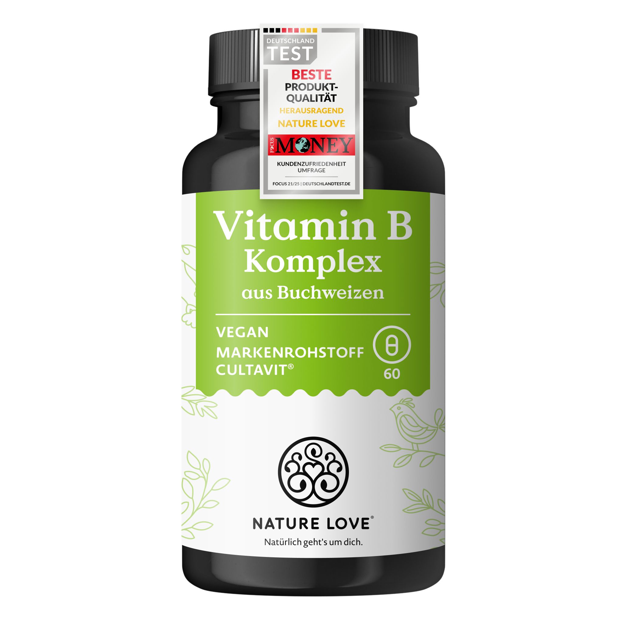NATURE LOVE® Complesso vitaminico B da grano saraceno