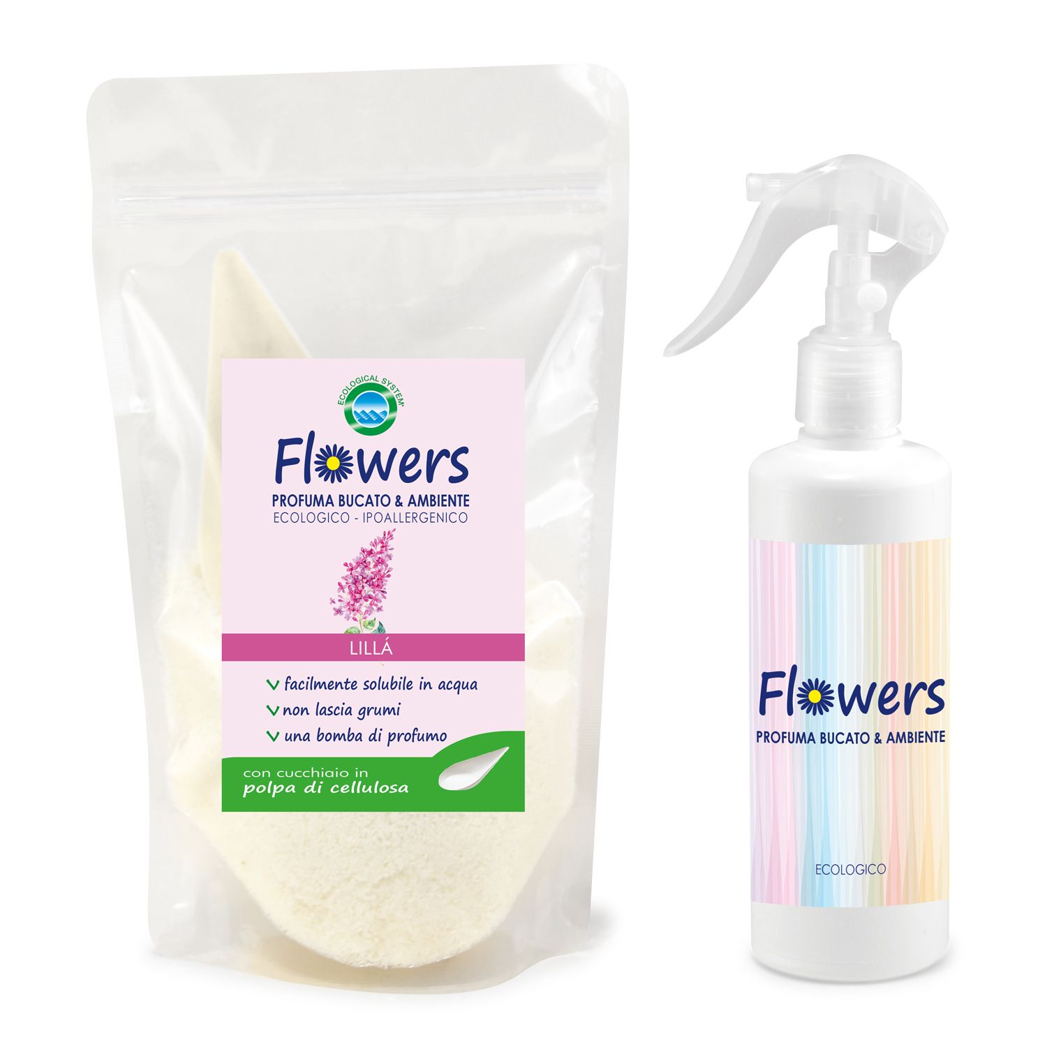 Profuma Bucato E Ambiente In Polvere Ecologico Flowers