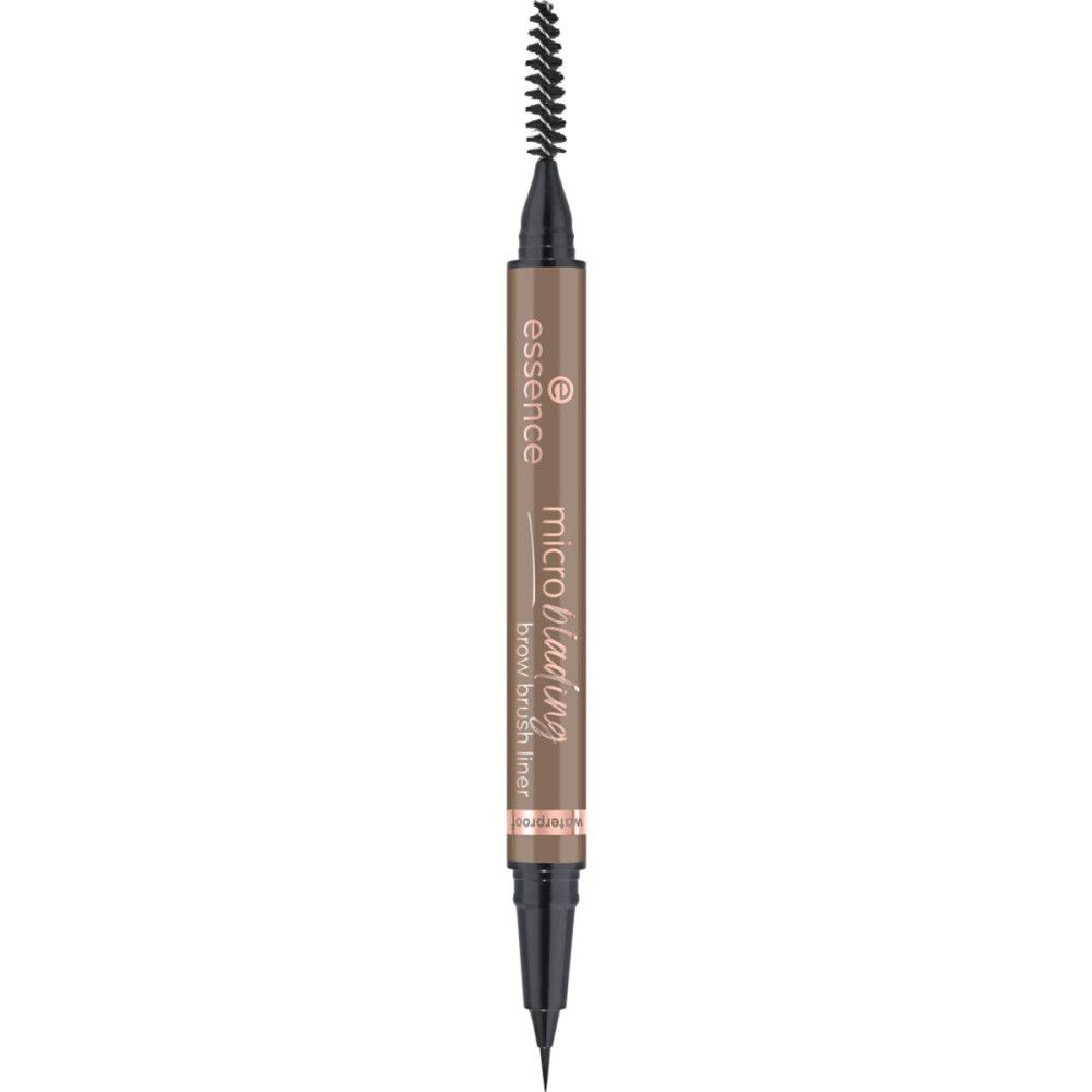 Doppelstift. Eine Seite: Microblading Augenbrauenstift. Andere Seite: Bürste. Marke: Essence.