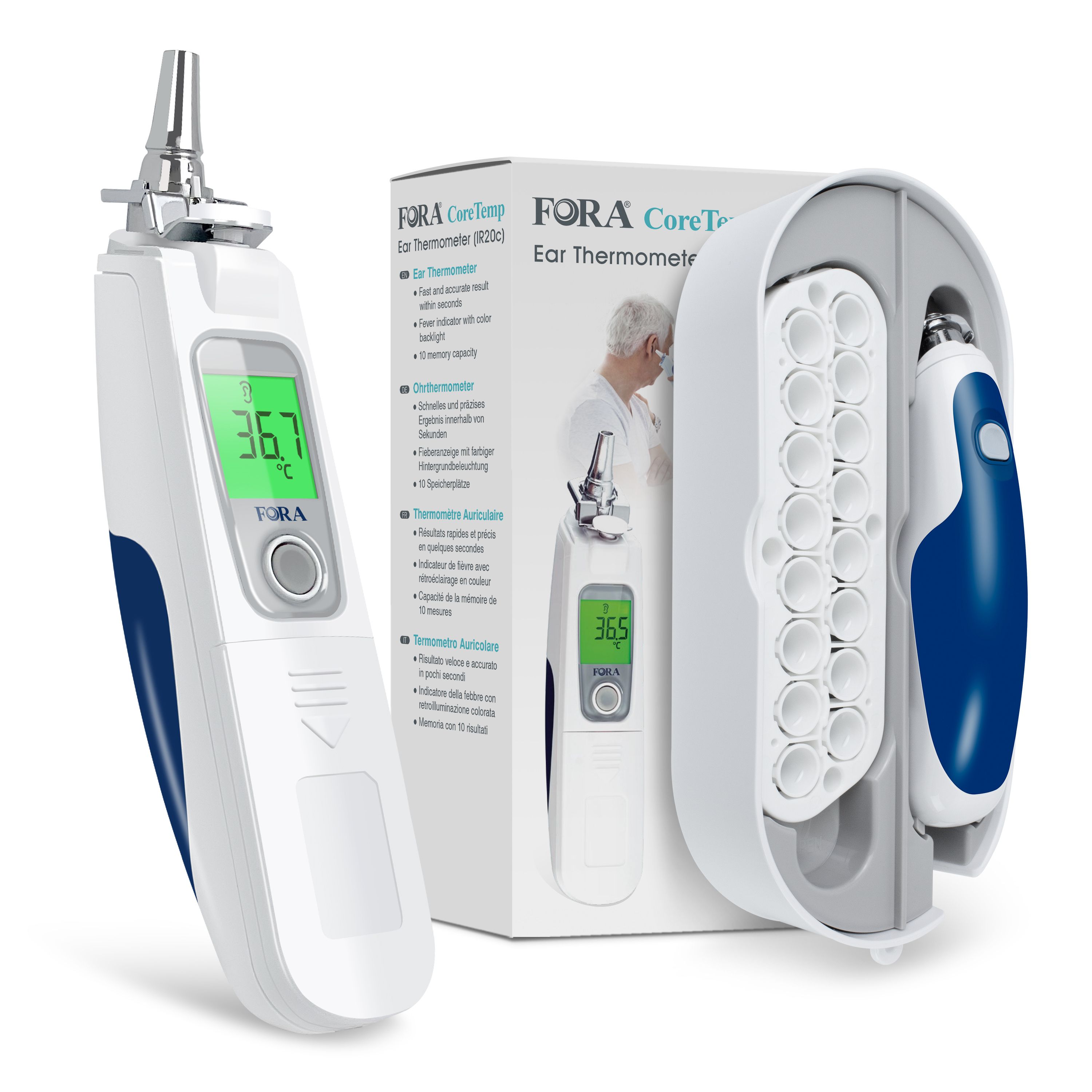 Termometro auricolare FORA IR20 (IR20C - No Bluetooth)