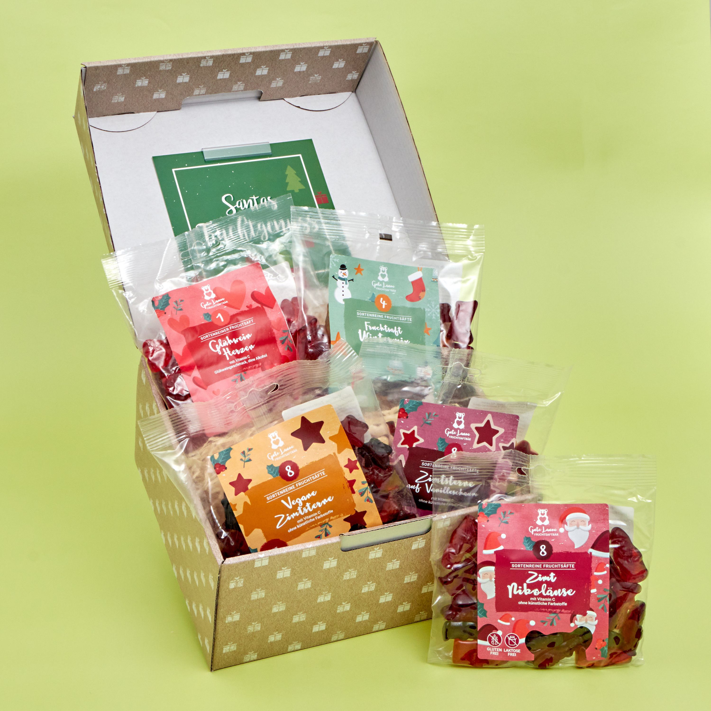 naschlabor Fruchtgummi Mix Fruchtsaftbär Weihnachten