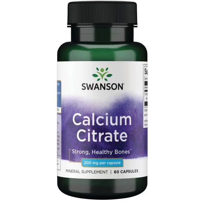 Swanson Calciumcitrat 200 mg 60 Pc