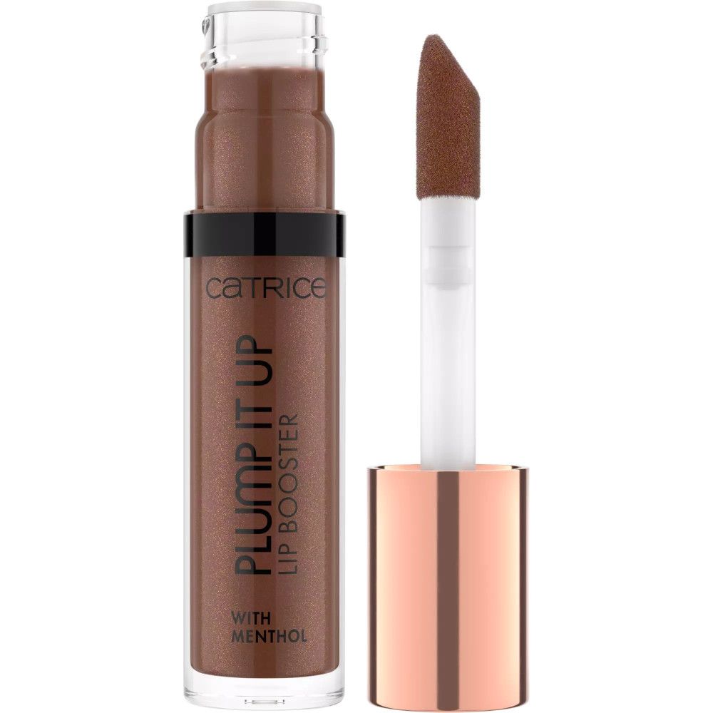 Catrice Plump It Up Lip Booster in brauner Farbe mit Applikator.