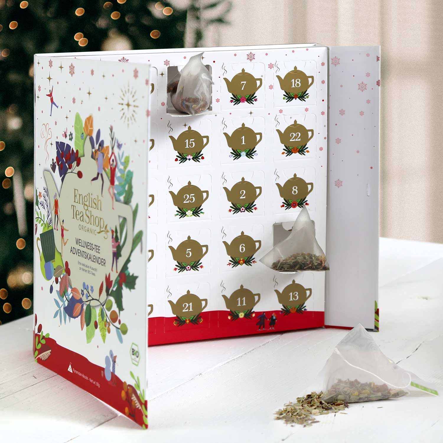 ETS- Teebuch Adventskalender Wellness, bio