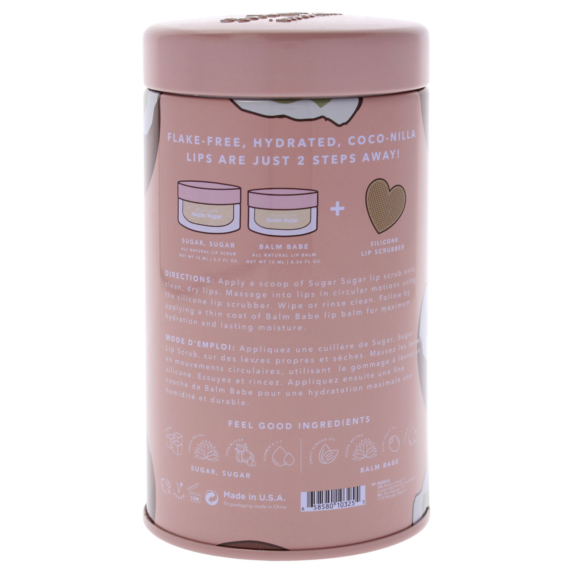 NCLA natürlicher Lip Treatment Set Coconut Vanilla