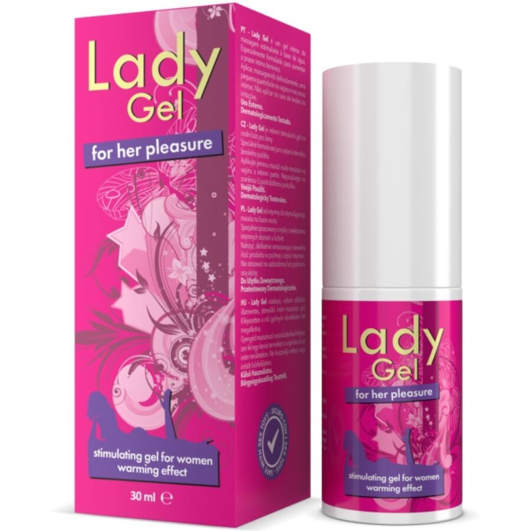 Stimulierendes Gel mit Wärmeeffekt | Stimuliert Klitoris und Vagina Lady 30 ml Gleitmittel