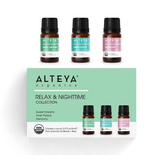 Alteya Organics Ätherisches Öl-Set Nachtentspannung (3 x ) 15 ml