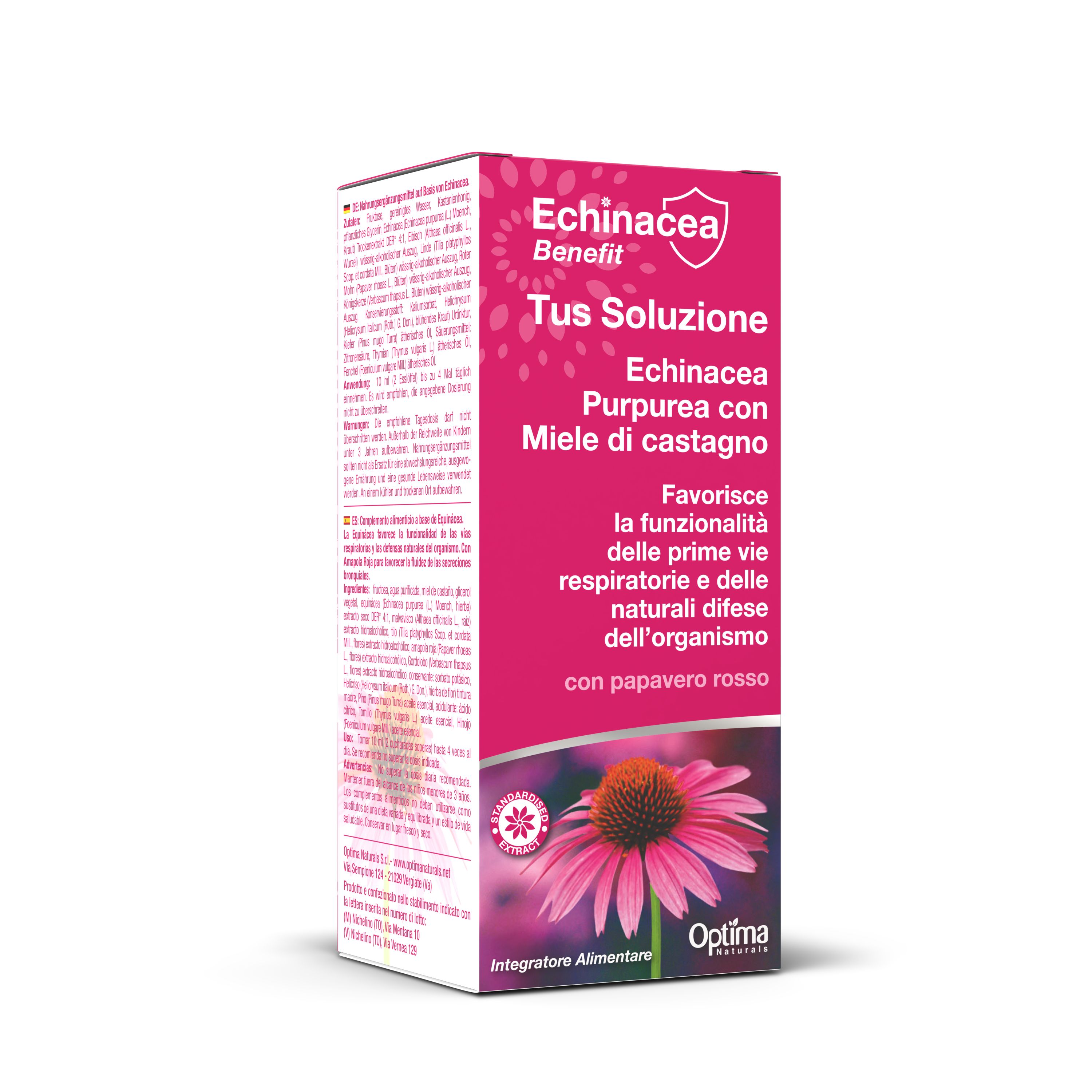Echinacea Benefit Tus Lösung