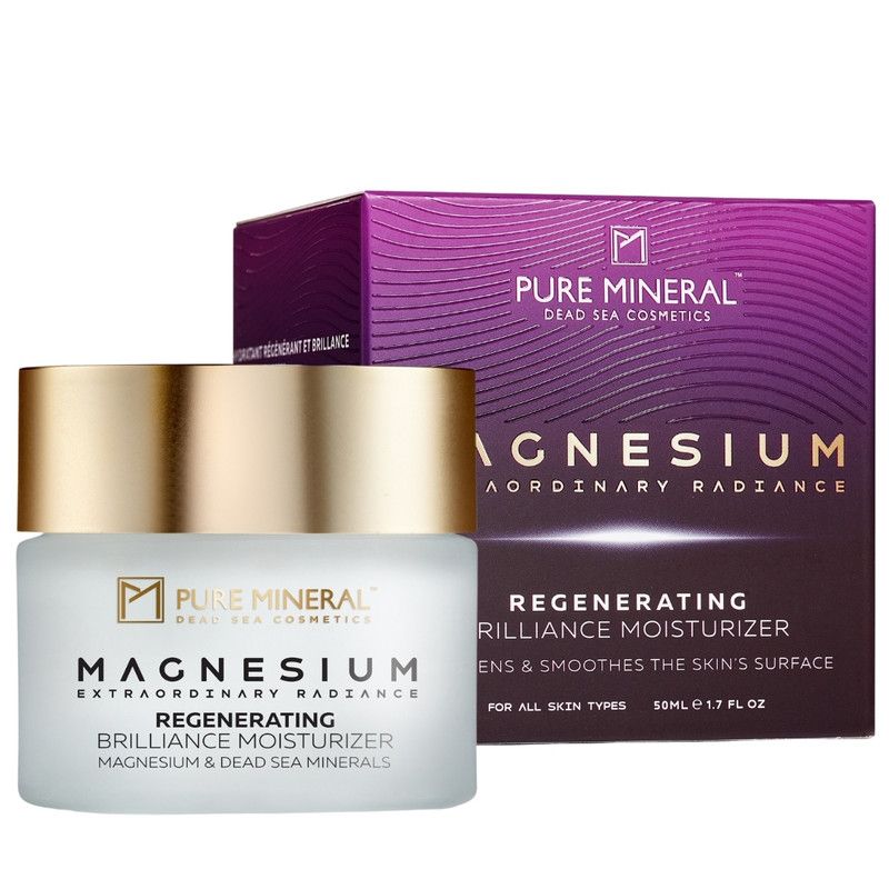 Pure Mineral – Gesichtscreme mit Magnesium – Feuchtigkeit & Anti-Aging – Totes Meer Mineralien