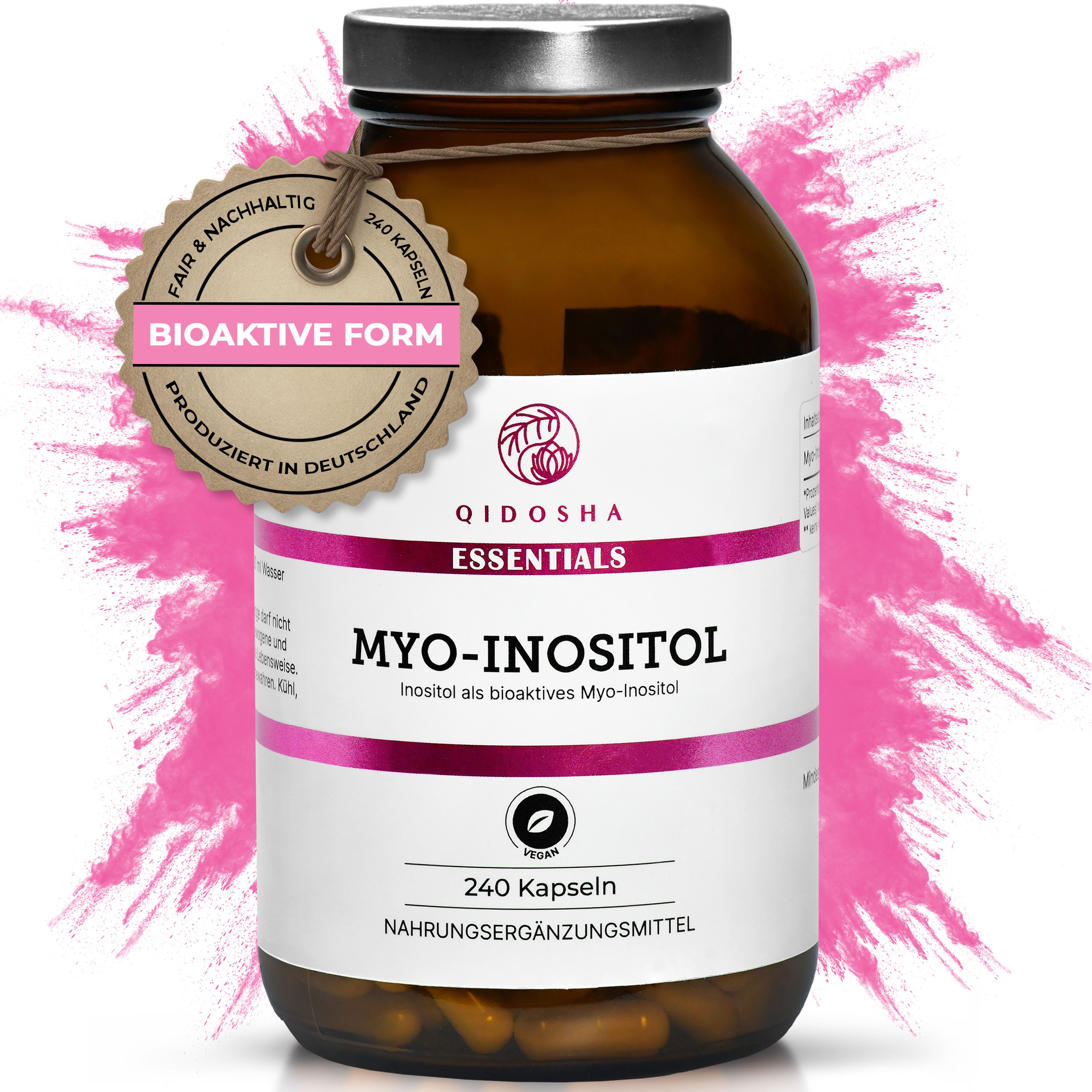 Qidosha Myo-Inositol 148,8 g Kapseln