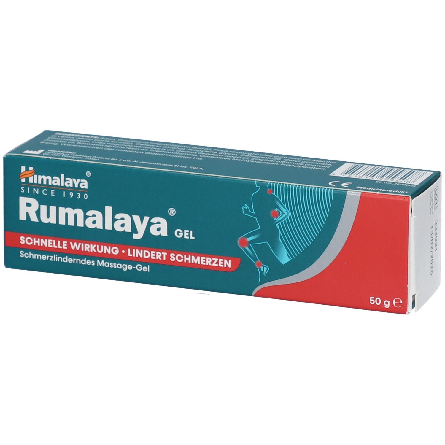 Himalaya Rumalaya Gel Schmerzstillendes Massage-Gel, 50g.