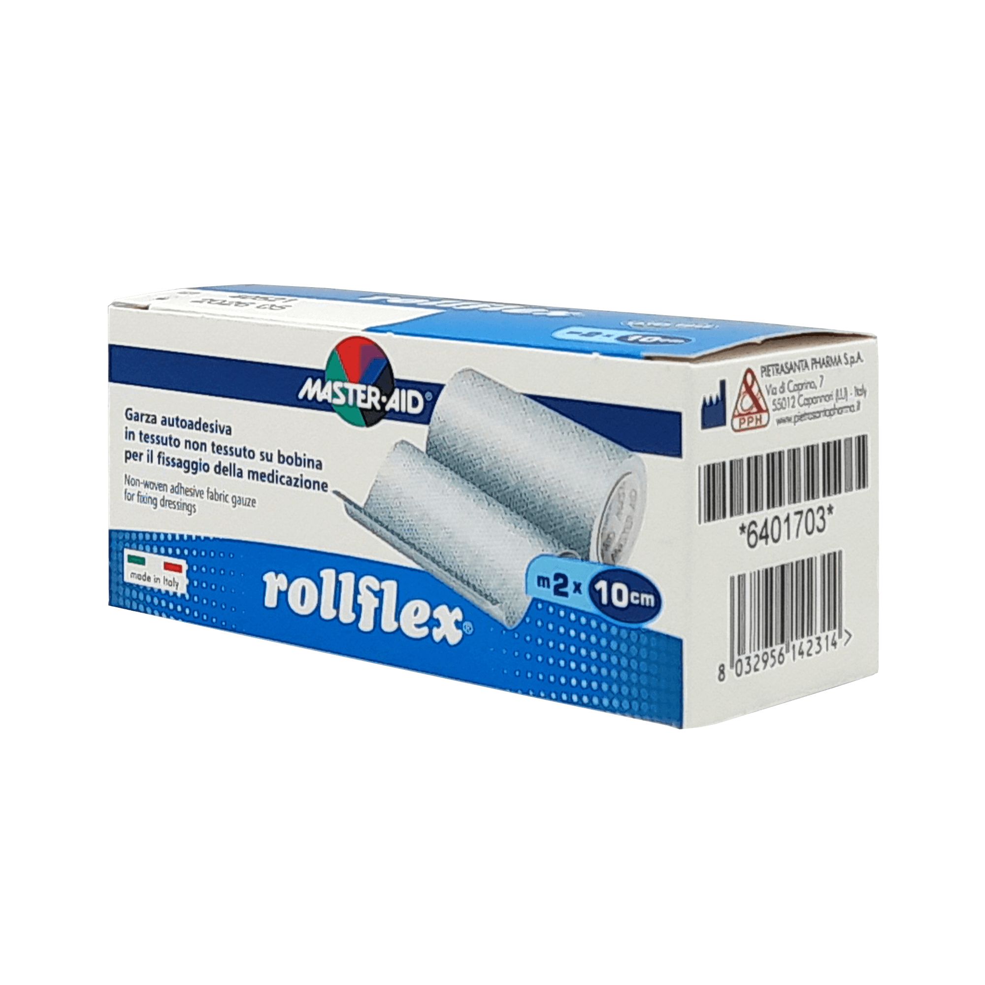 Rollflex Fixiervlies 10 cmx2 m Master Aid 1 St Vlies