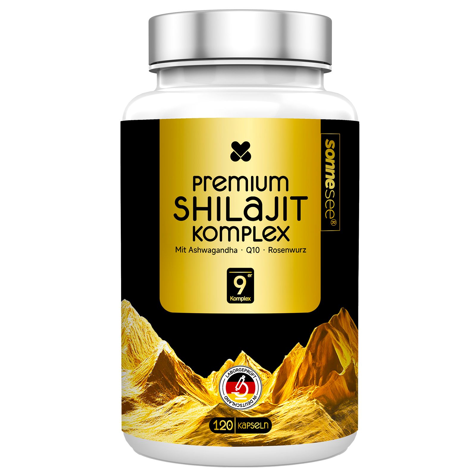 Sonnesee Premium Shilajit Komple 120 St Kapseln