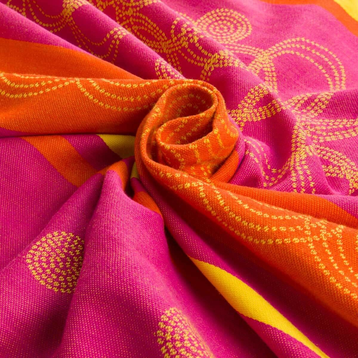 Wiegetuch für Neugeborene Design Marrakesch fuchsia| Hoppediz
