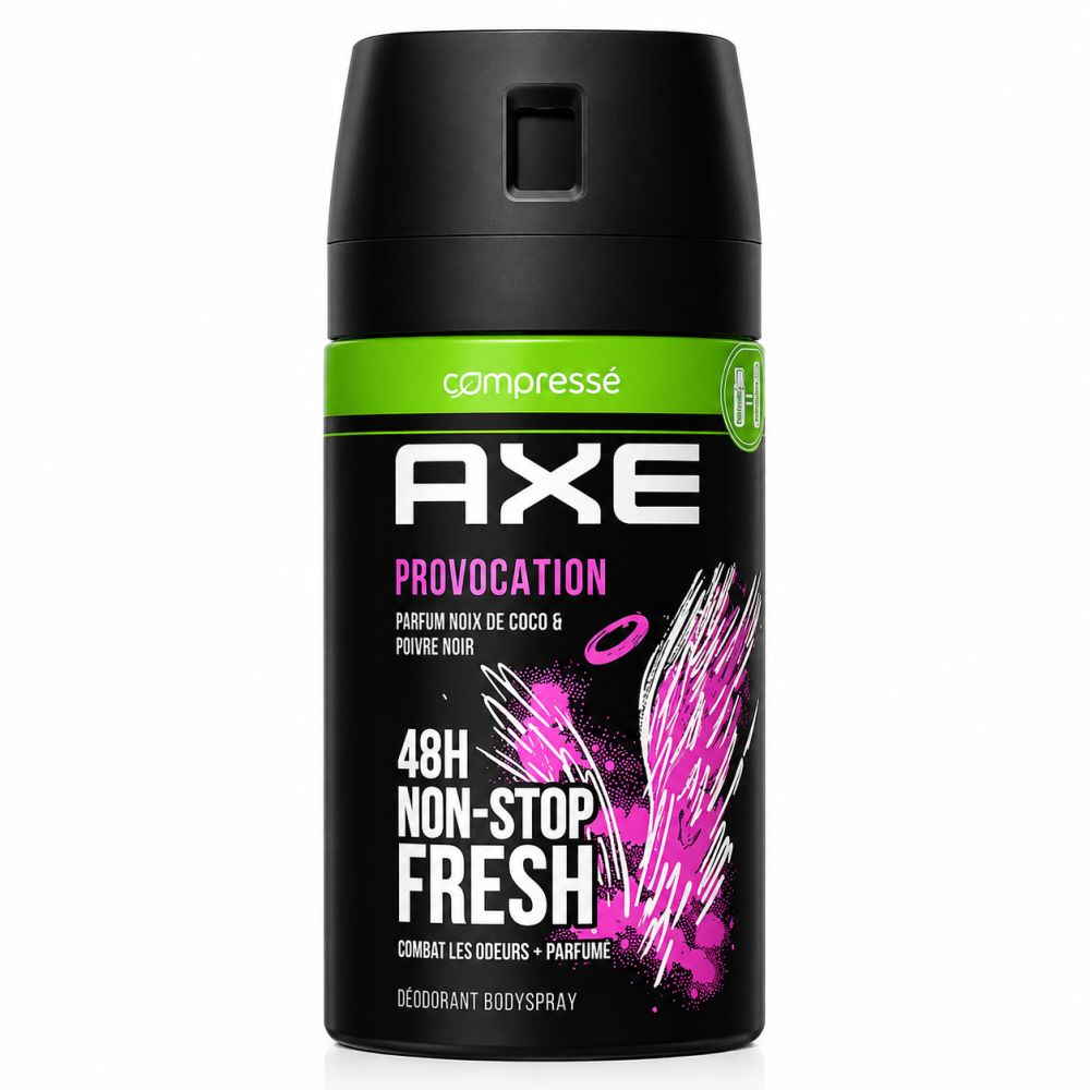 Axe Provocation Deodorant Bodyspray, 48h Non-Stop Fresh, Kokos & schwarzer Pfeffer Duft.