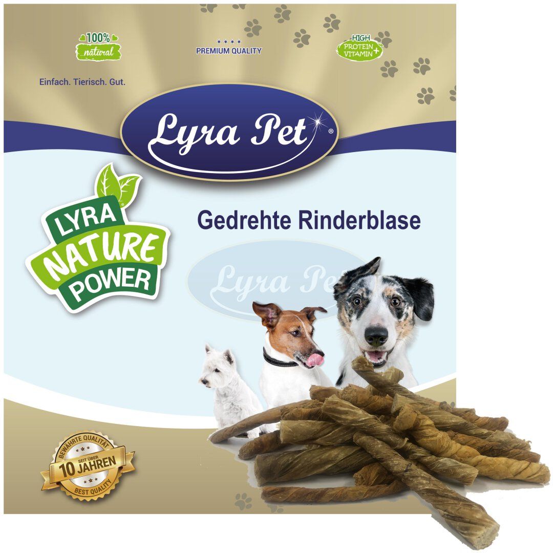 Lyra Pet® Rinderblase gedreht