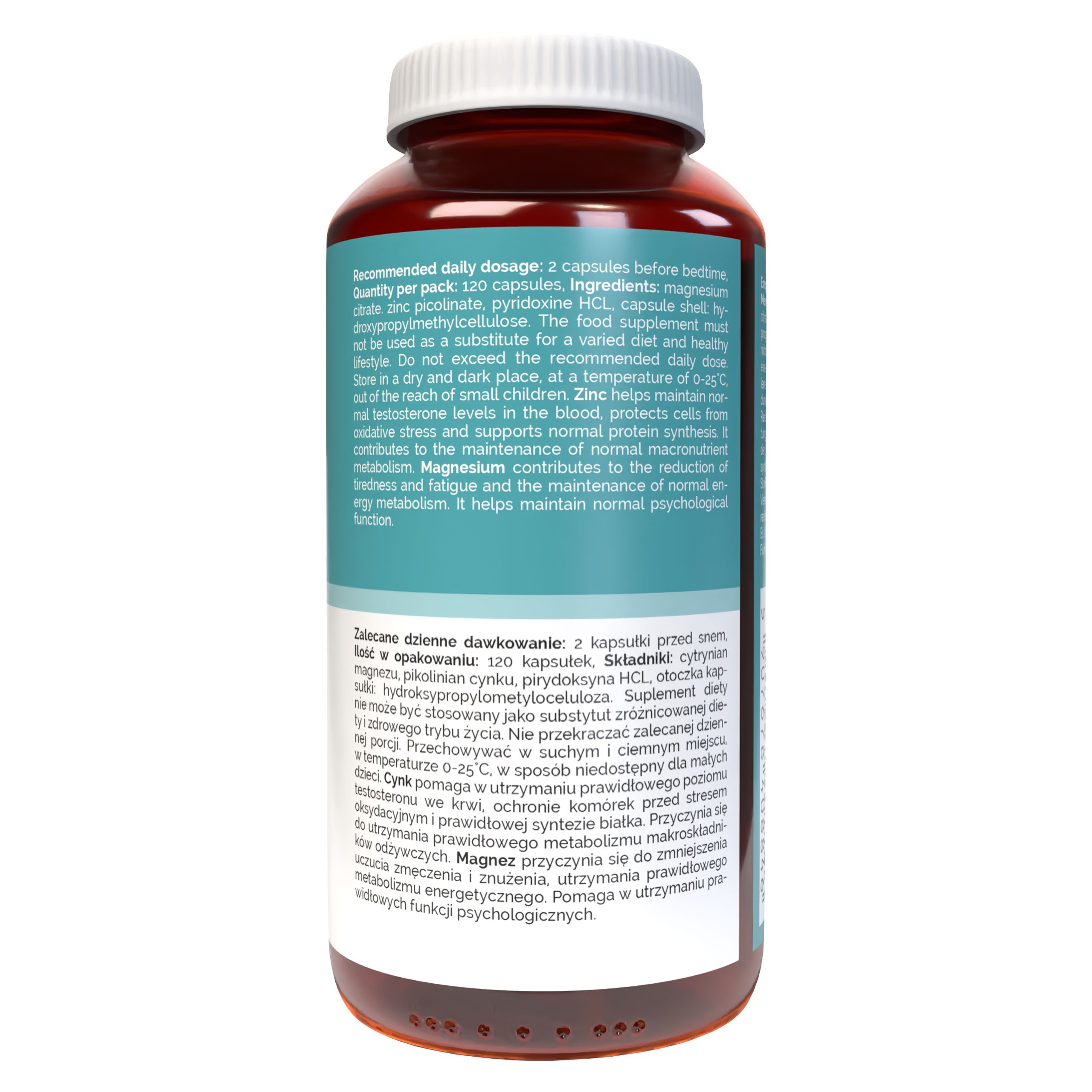 Vitaler’s ZMB Magnesium 240 mg + Zink 15 mg + Vitamin B6 6 mg