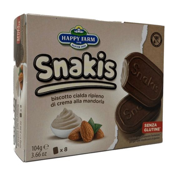 Snakis Mandorla Senza Glutine - Happy Farm
