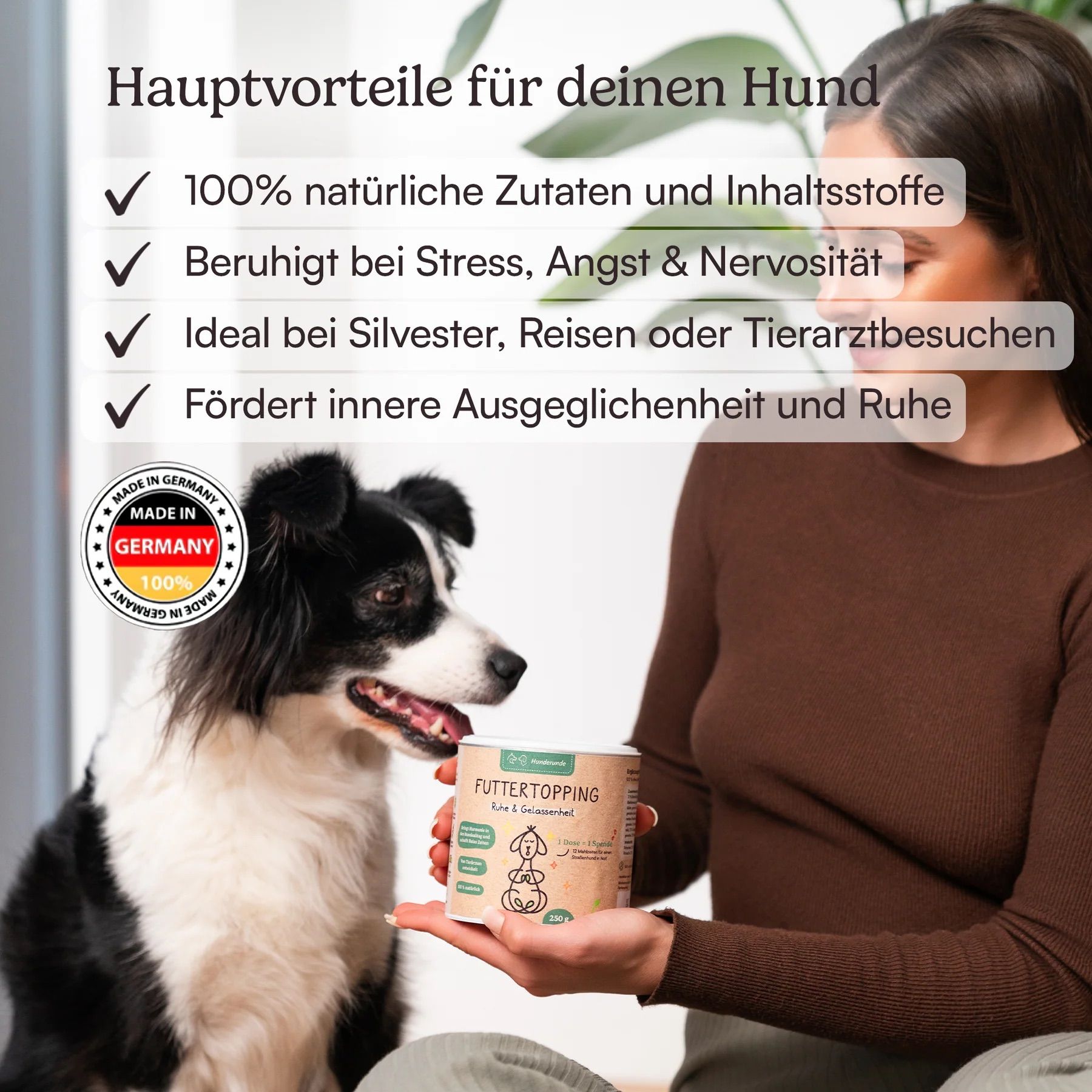 Hunderunde Futtertopping Ruhe & Gelassenheit