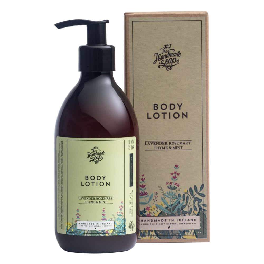 The Handmade Soap Company Bodylotion Lavendel Rosmarin und Minze 300 ml.