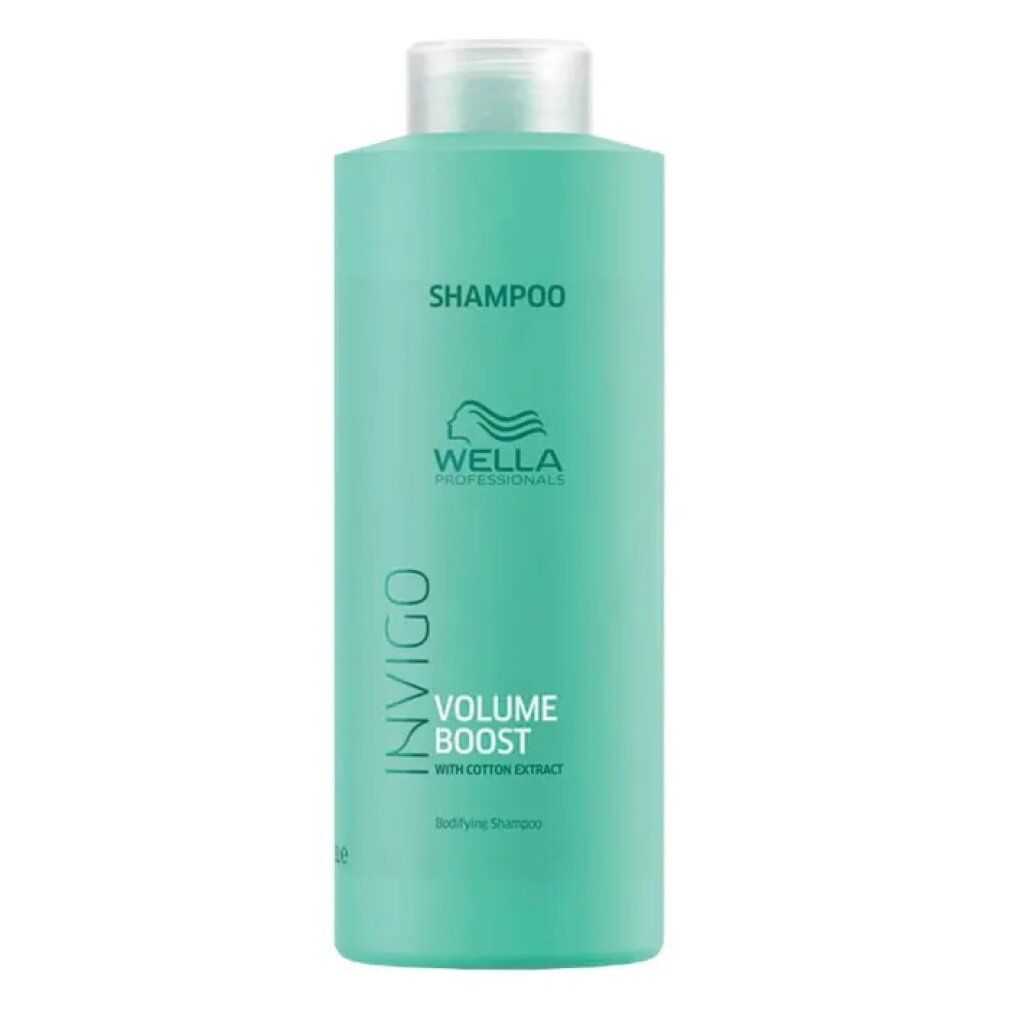 Wella Invigo Volume Boost Shampoo, 1L Flasche. Für feines Haar.