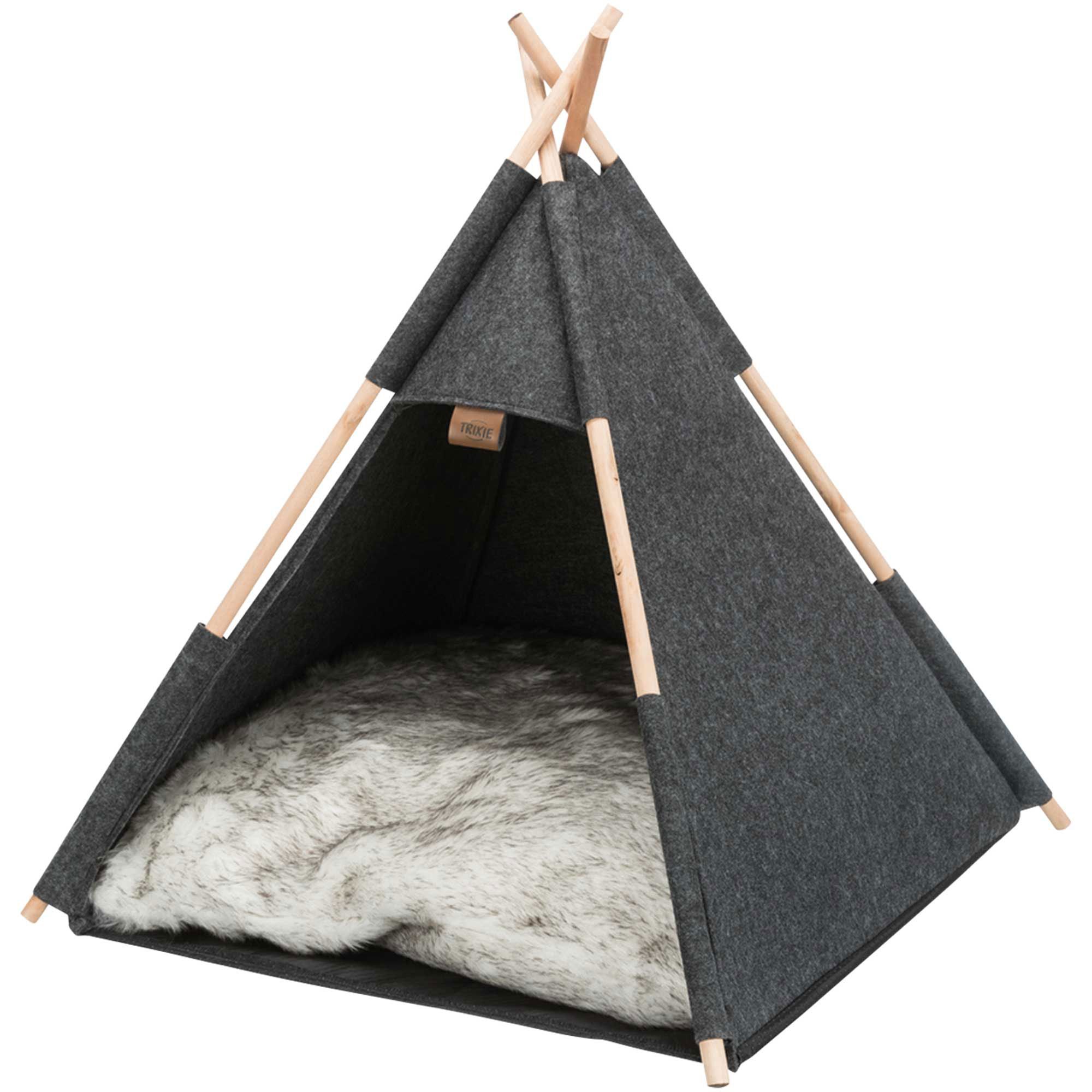 Hunde Zelt Tipi - Diese geräumige Hundehöhle ist die ideale Wohnungshütte für kleine Hunde