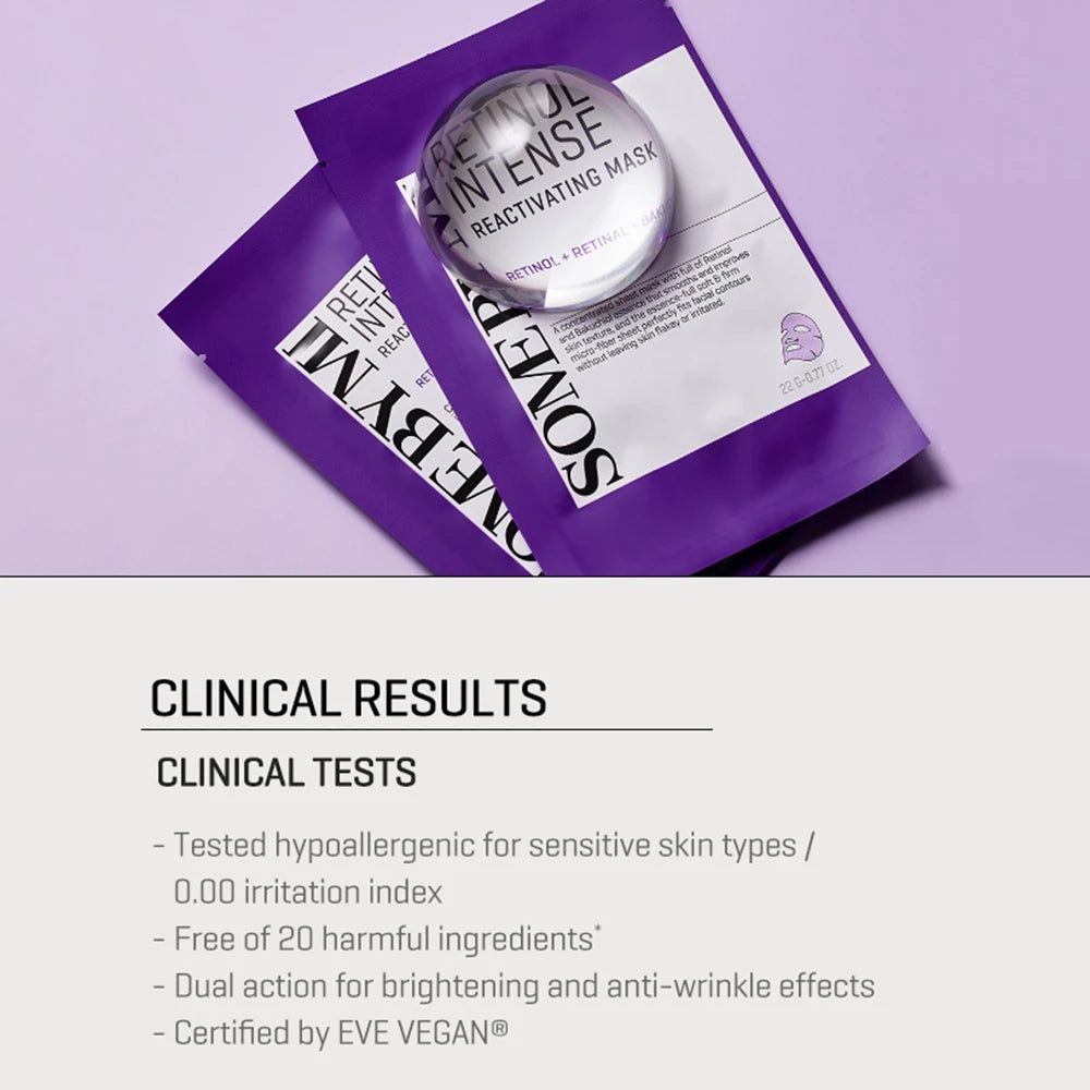 SOMEBYMI Retinol Intense Reactivating Mask - Gesichtsmaske mit Retinal und Bakuchiol