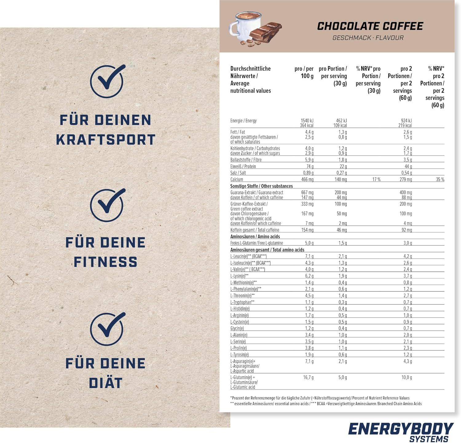 Energybody Systems Nature Whey Protein Moccaccino