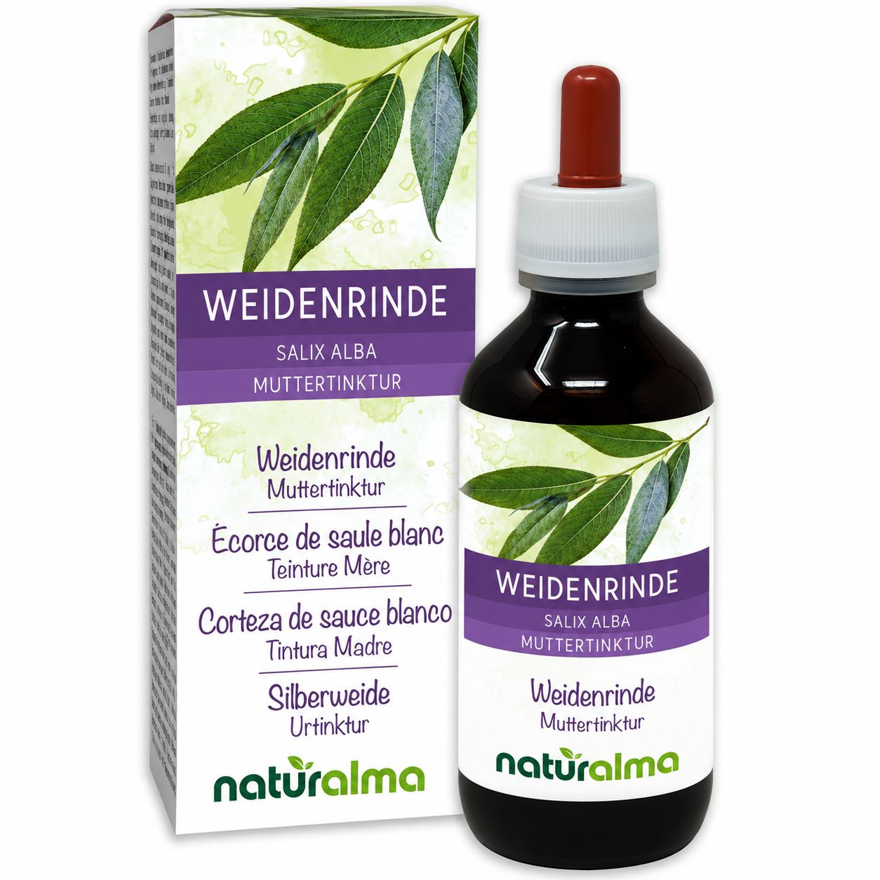 Naturalma Silberweide (Salix alba) alkoholfreie Tropfen 120 ml