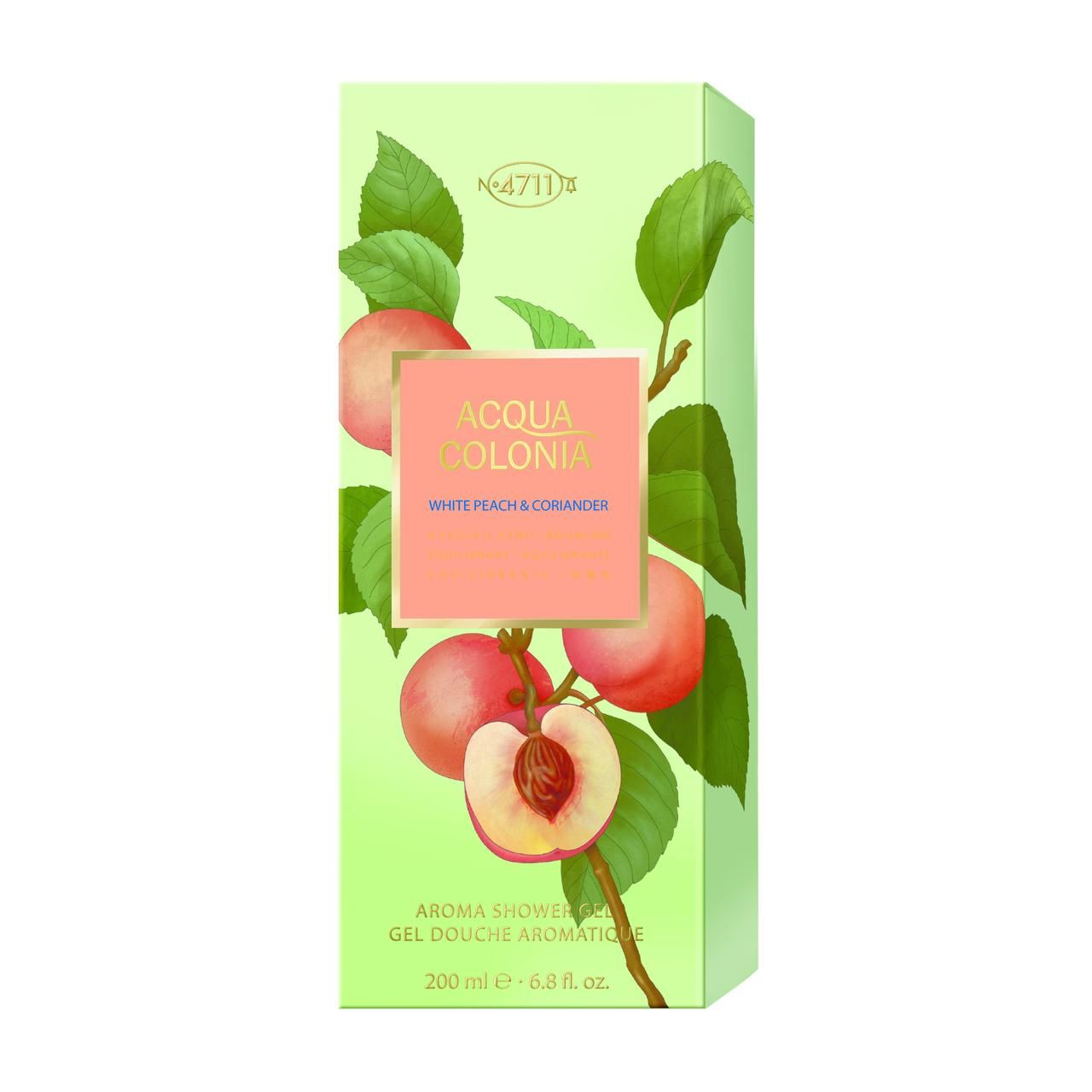 Acqua Colonia 4711 White Peach & Coriander Aroma Shower Gel