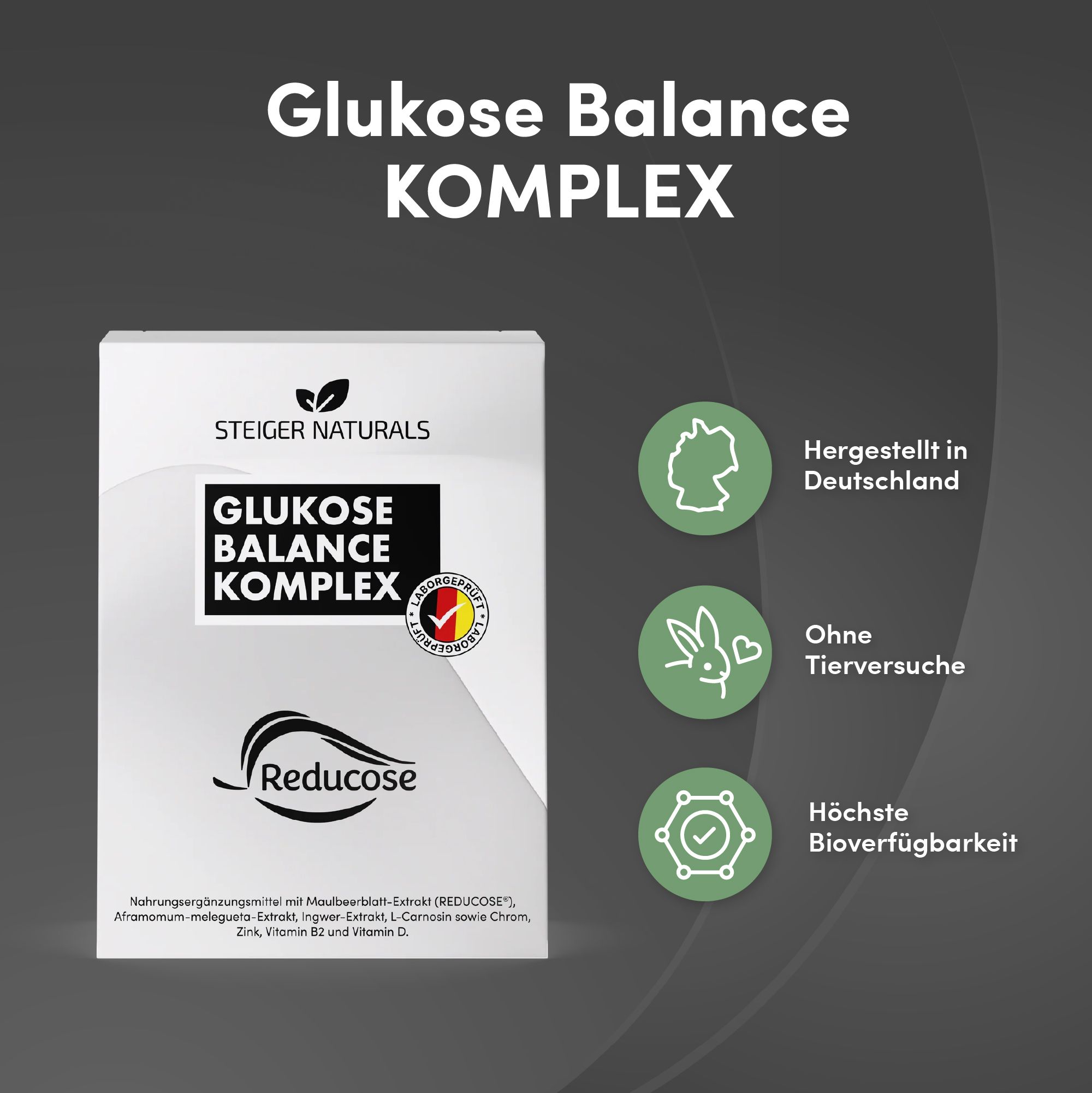 Steiger Naturals Glukose Balance Komplex