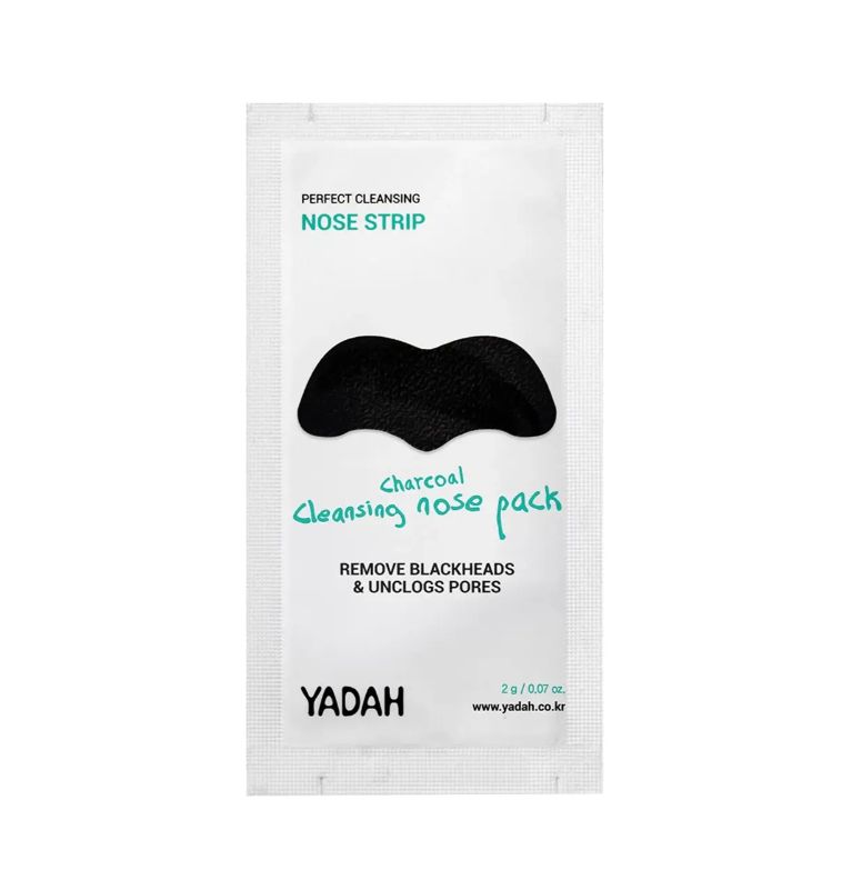 YADAH Charcoal Cleansing Nose Pack – Cerotti per i pori con carbone attivo contro i punti neri