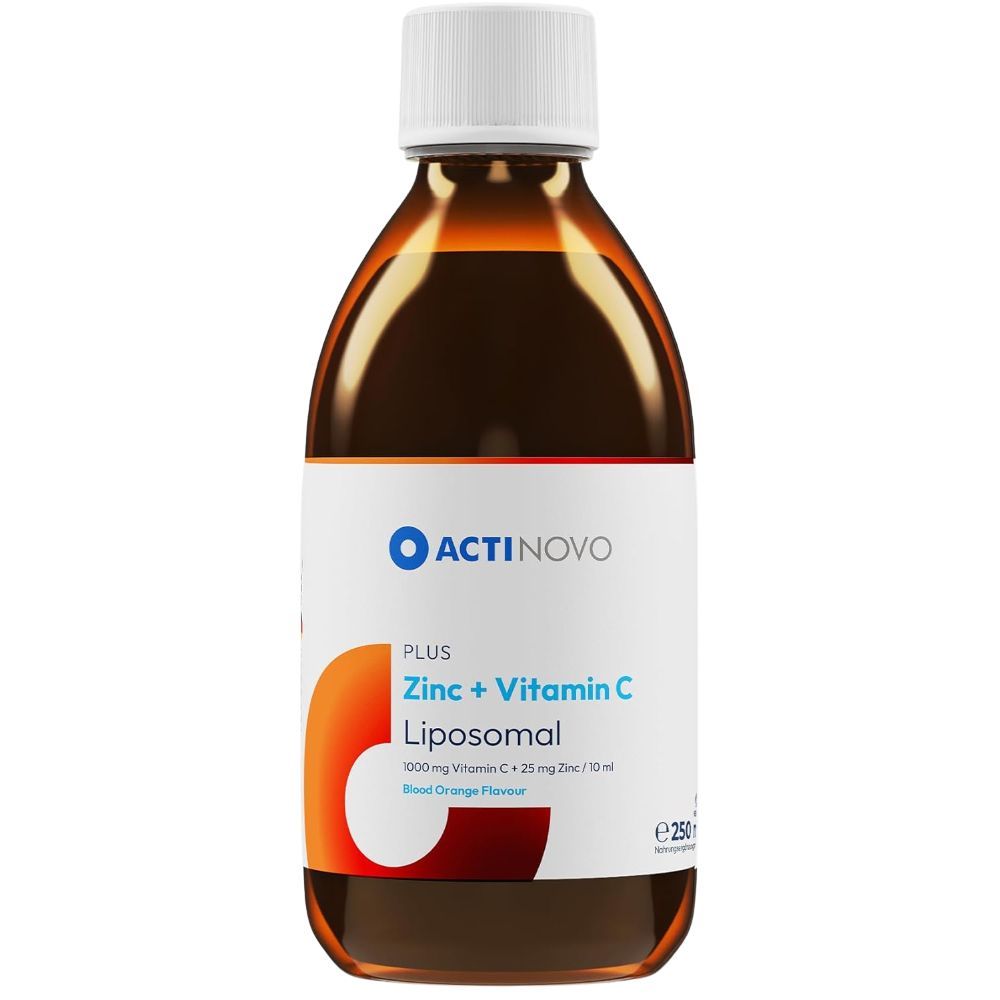 ActiNovo Zink + Vitamin C Liposomal mit Blutorangengeschmack