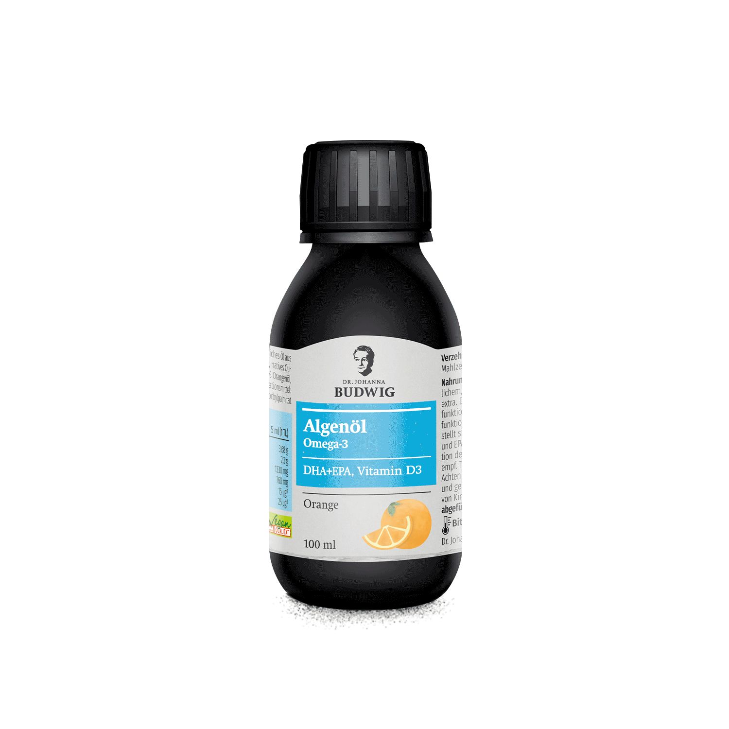 Dr. Budwig Omega-3 Algenöl Orange 100 ml