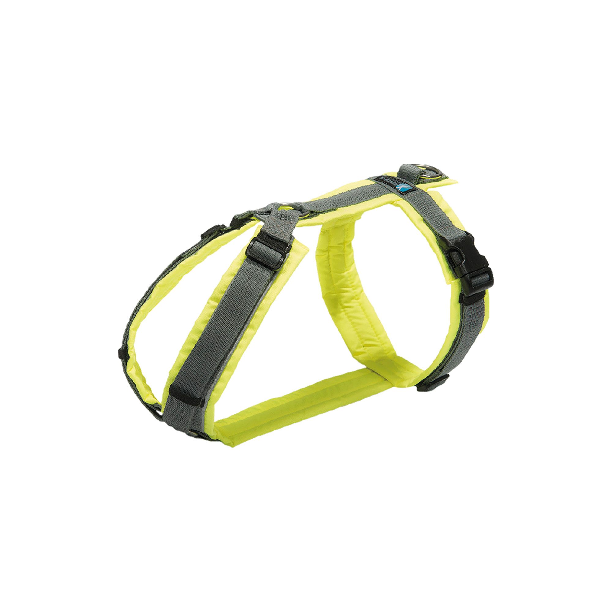 Brustgeschirr Protect - Hundebrustgeschirr - leuchtgelb/grau Gr.XS