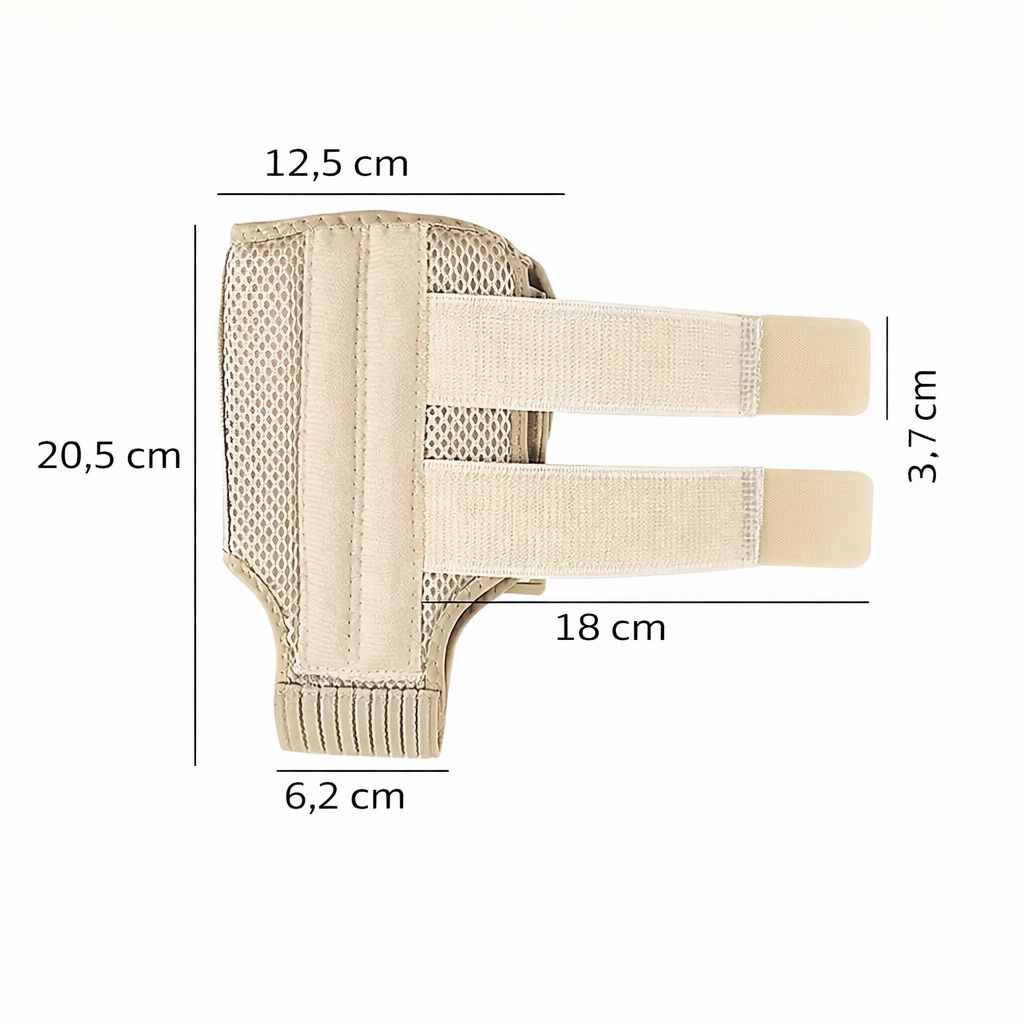 Knöchelbandage mit Federstreben, verstellbare Fußgelenkstütze mit Klett für Sport & Alltag