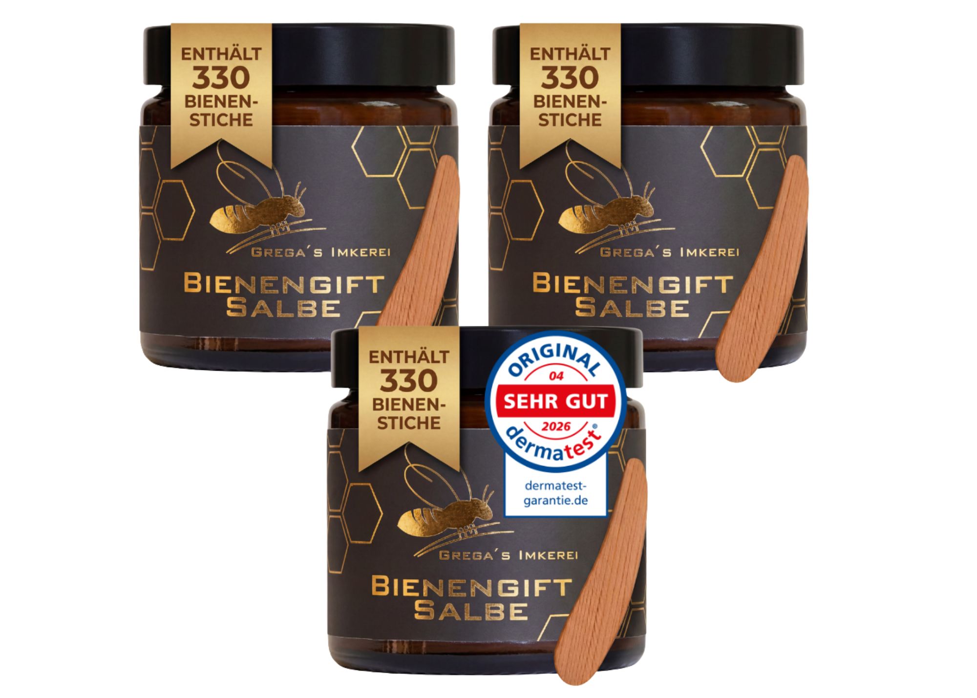 Vorteilsset 3x Bienengiftsalbe hochdosiert Angebot