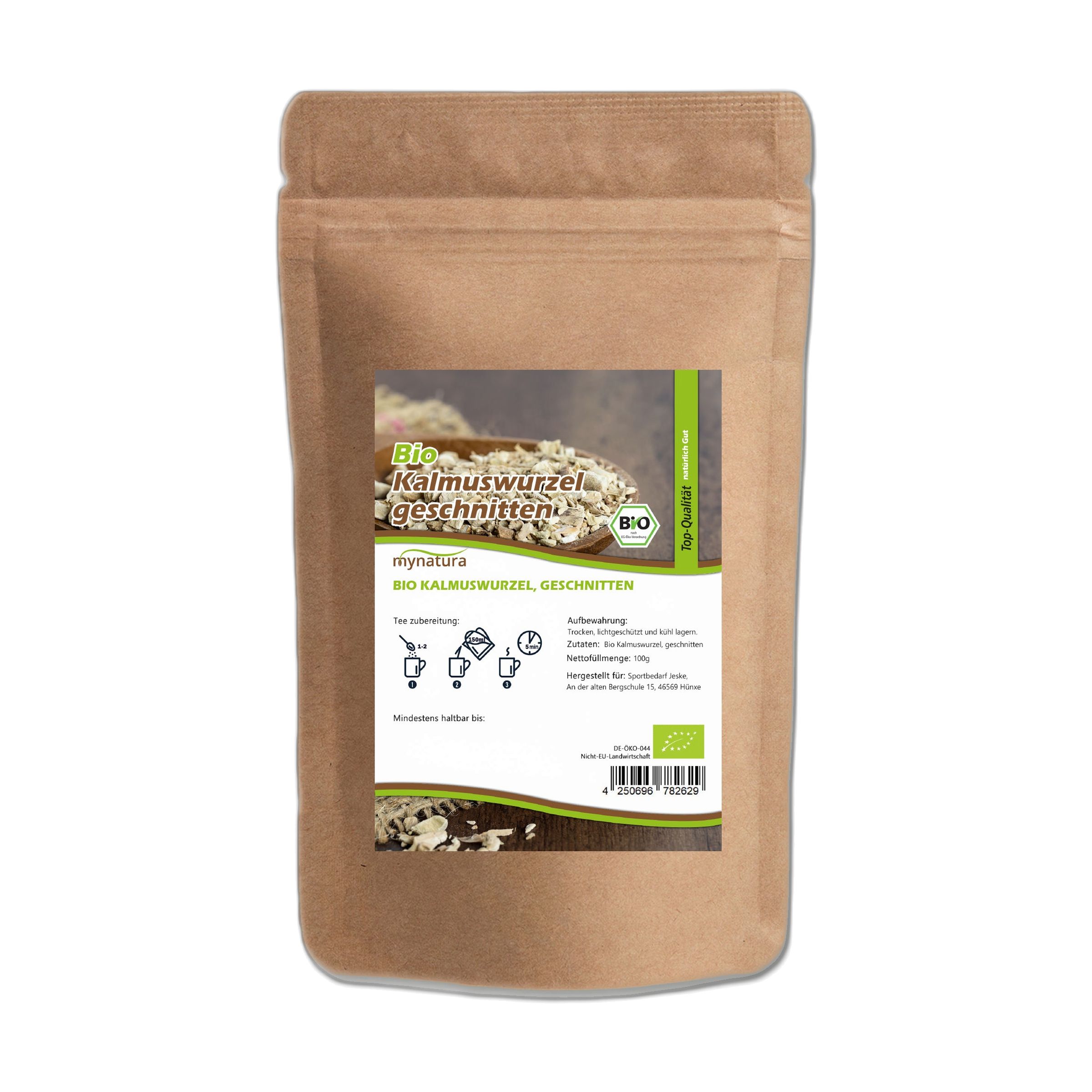 Mynatura Bio Kalmuswurzel getrocknet & geschnitten 250 g
