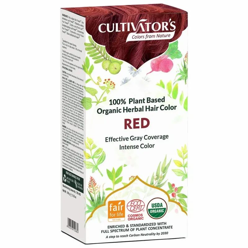 CULTIVATOR'S - Natürliche Pflanzenhaarfarbe Rot