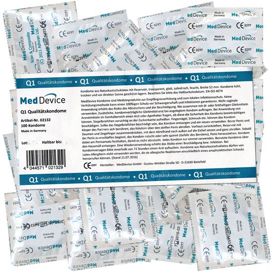 MedDevice *Q1 Standard* Profi-Kondome mit angenehmen Geruch