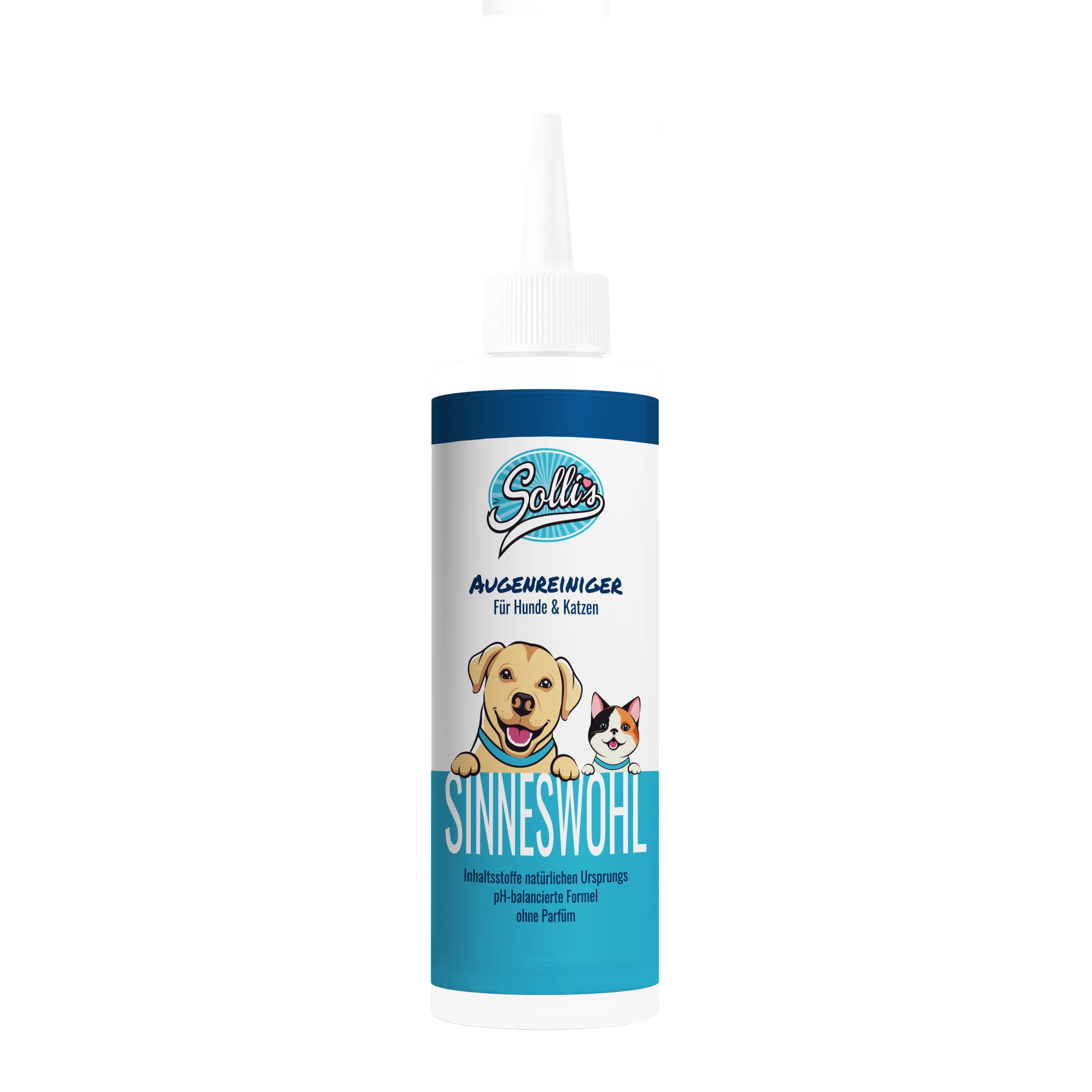 Sollis Sinneswohl – Augenreiniger für Hunde & Katzen 100 ml Augentropfen