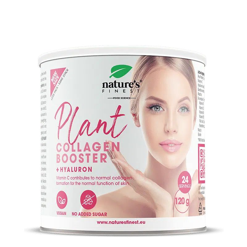 Nature's Finest Vegan Collageen Booster met hyaluronzuur en biotine 3x120 Poeder