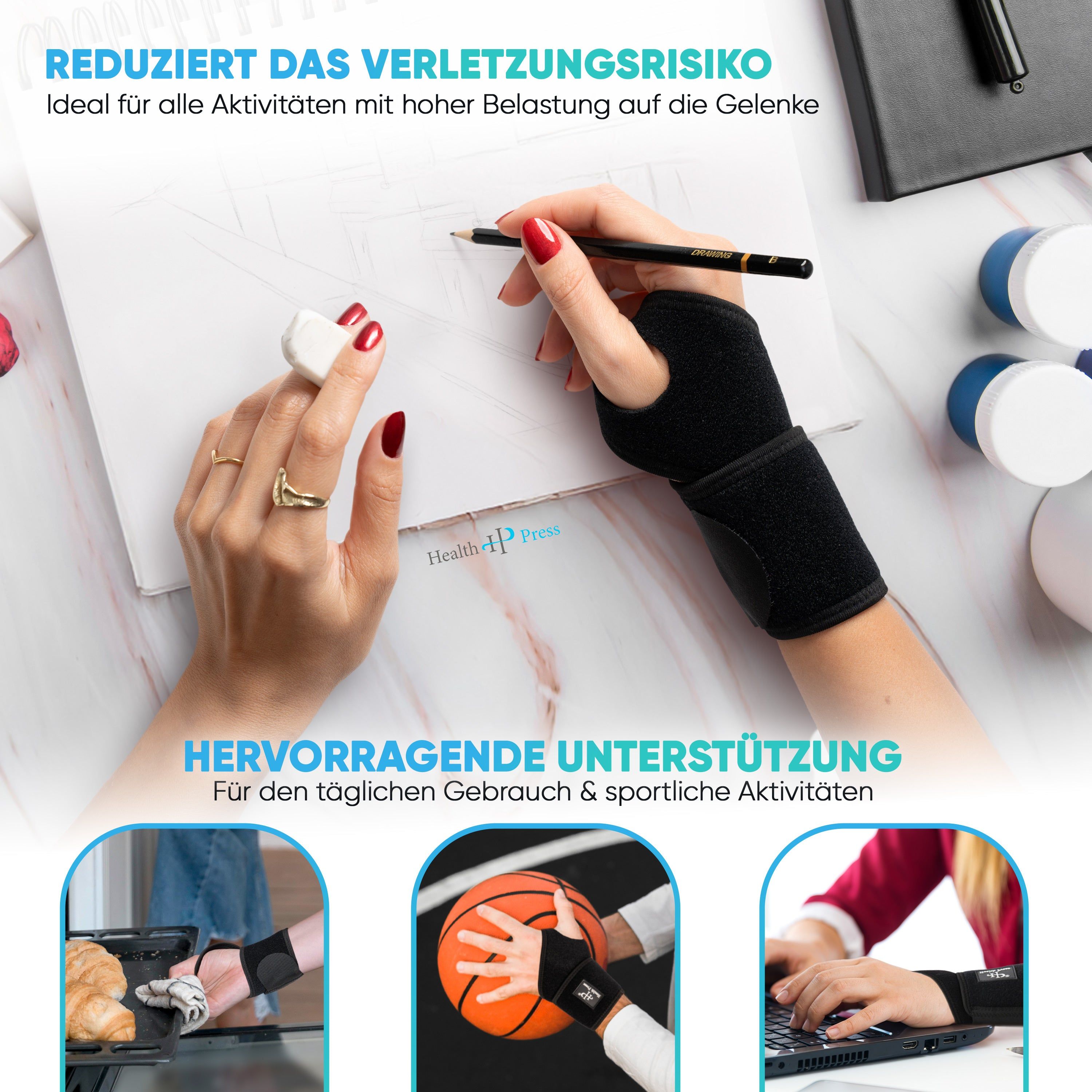 Health Press Handgelenkbandage