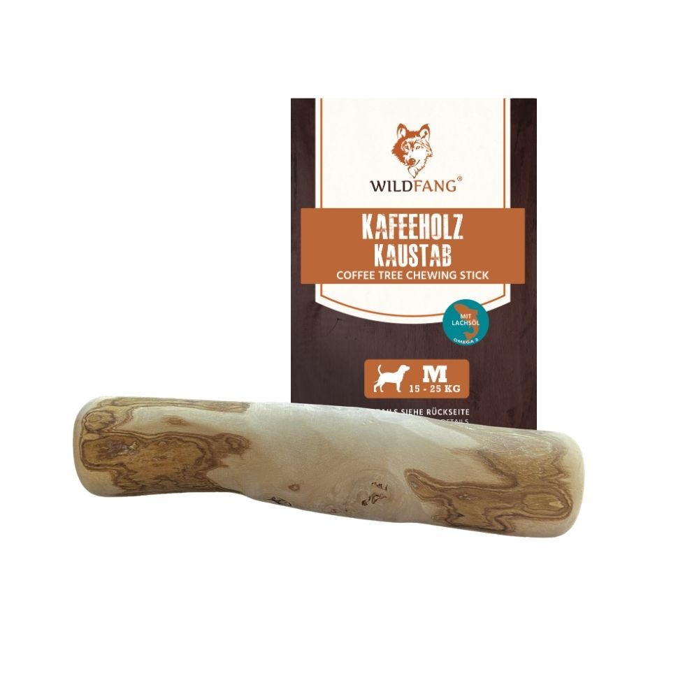 Wildfang - Bastoncino da masticare in legno di caffè con olio di salmone