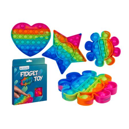 Out of the Blue Fidget Pop Toy Rainbow