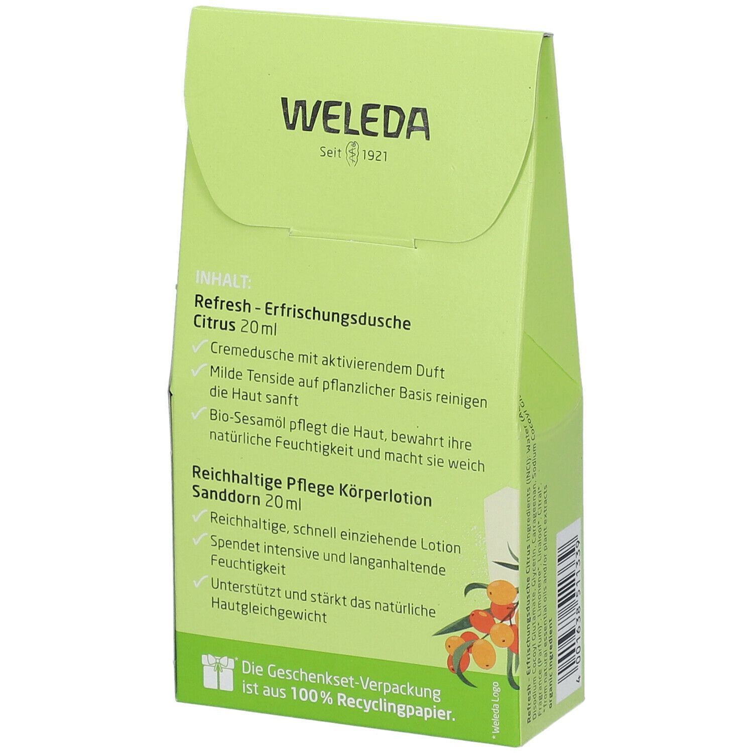 Weleda Geschenkset Mini Citrus und Sanddorn