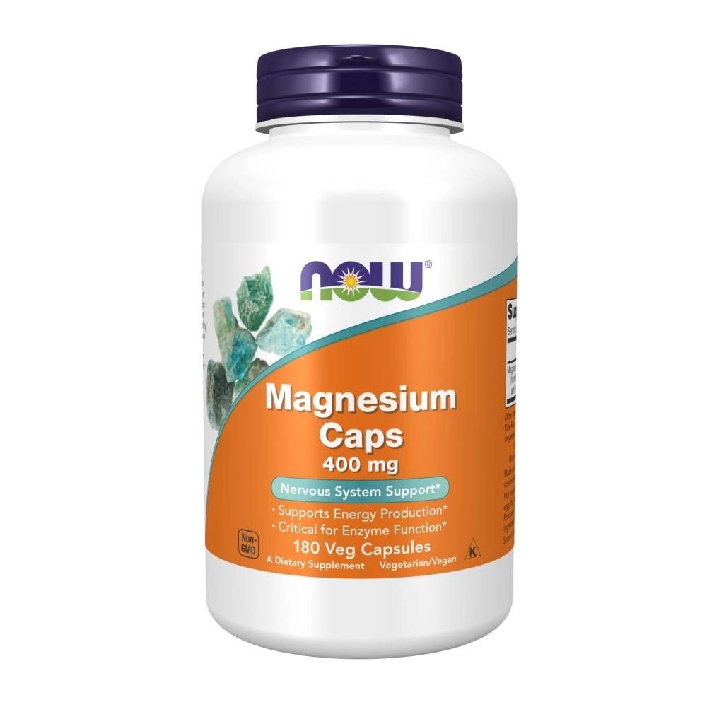 NOW Foods Magnesium 180 St Kapseln