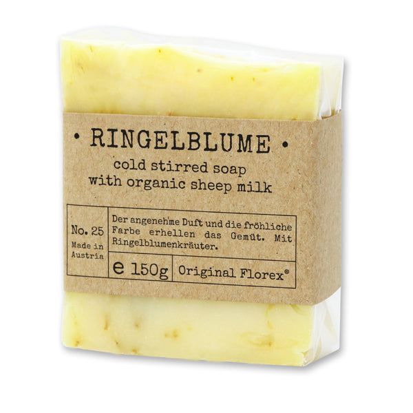 Florex - Kaltgerührte Schafmilchseife Ringelblume 150 g